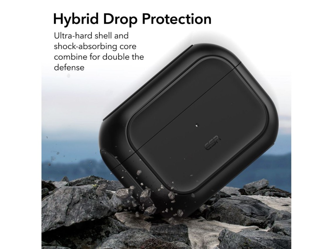 Capa ESR Orbit Halolock com MagSafe para Apple AirPods Pro 1/2 - preta
