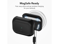 Capa ESR Orbit Halolock com MagSafe para Apple AirPods Pro 1/2 - preta Capa ESR Orbit Halolock com MagSafe para Apple AirPods Pro 1/2 - preta