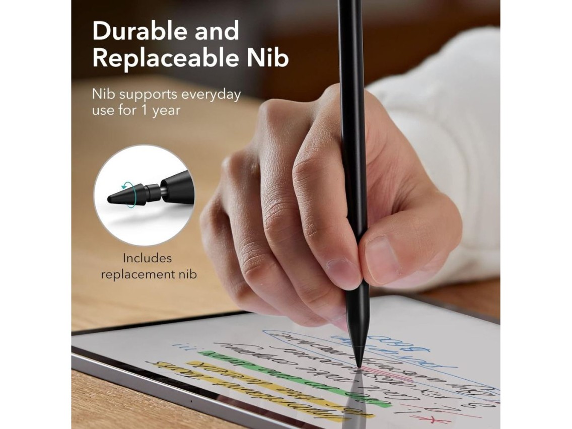 Lápiz óptico magnético ESR Digital+ para iPad - Negro