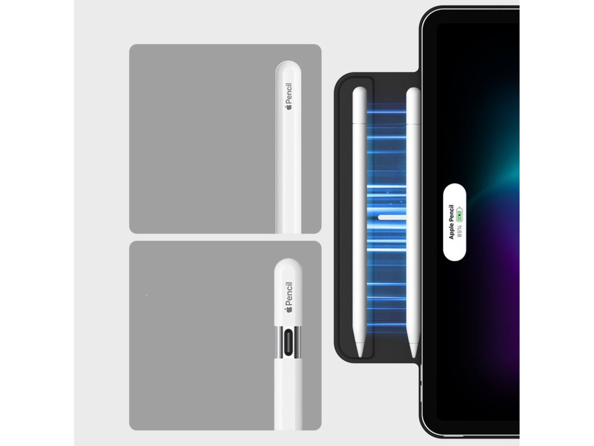 Funda magnética ESR Rebound para iPad Pro de 11'' (2024) - Negra