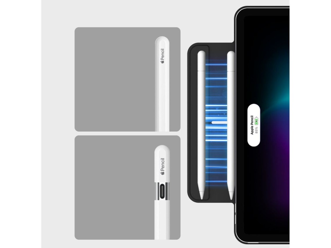 Capa magnética ESR Rebound para iPad Pro 12,9'' (2020/2021/2022) / 13'' (2024/2025/2026) - Preta
