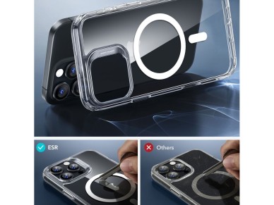 Funda ESR Classic Hybrid Halolock MagSafe + cristal templado para iPhone 16 Pro Max - Transparente Funda ESR Classic Hybrid Halolock MagSafe + cristal templado para iPhone 16 Pro Max - Transparente