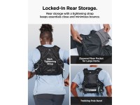 Chaleco de running Spigen A721 Dynamic Shield ML con bidón flexible de 500 ml - Negro Chaleco de running Spigen A721 Dynamic Shield ML con bidón flexible de 500 ml - Negro