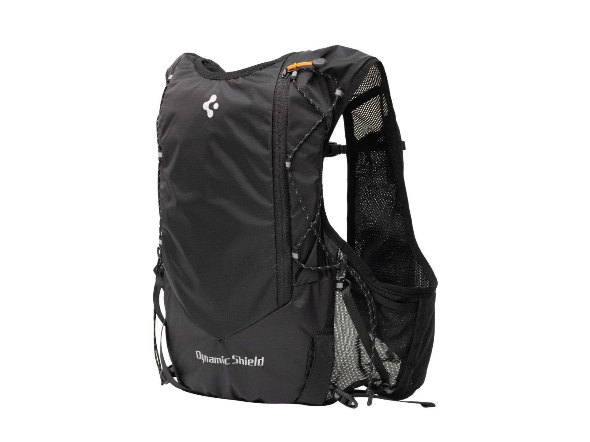 Chaleco de running Spigen A721 Dynamic Shield L-XL con bidón flexible de 500 ml - Negro