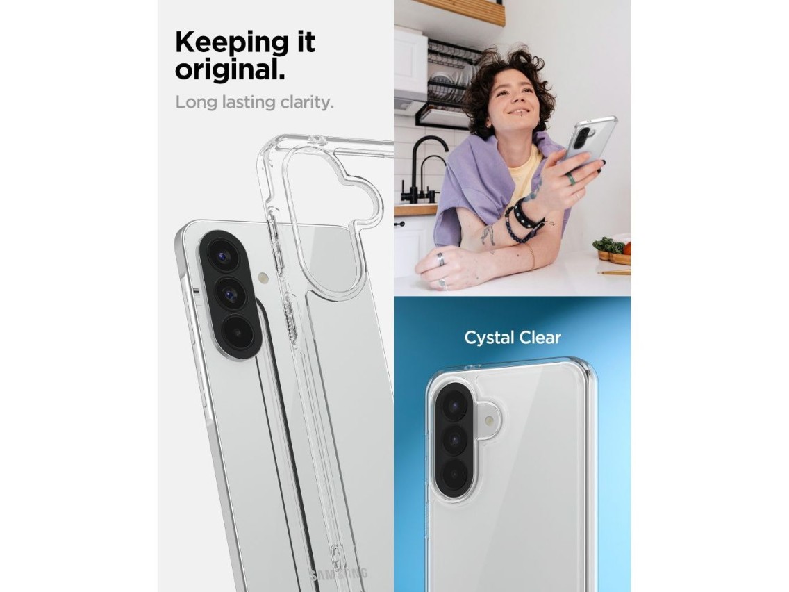 Spigen Ultra Hybrid Case for Samsung Galaxy A57 5G - Transparent