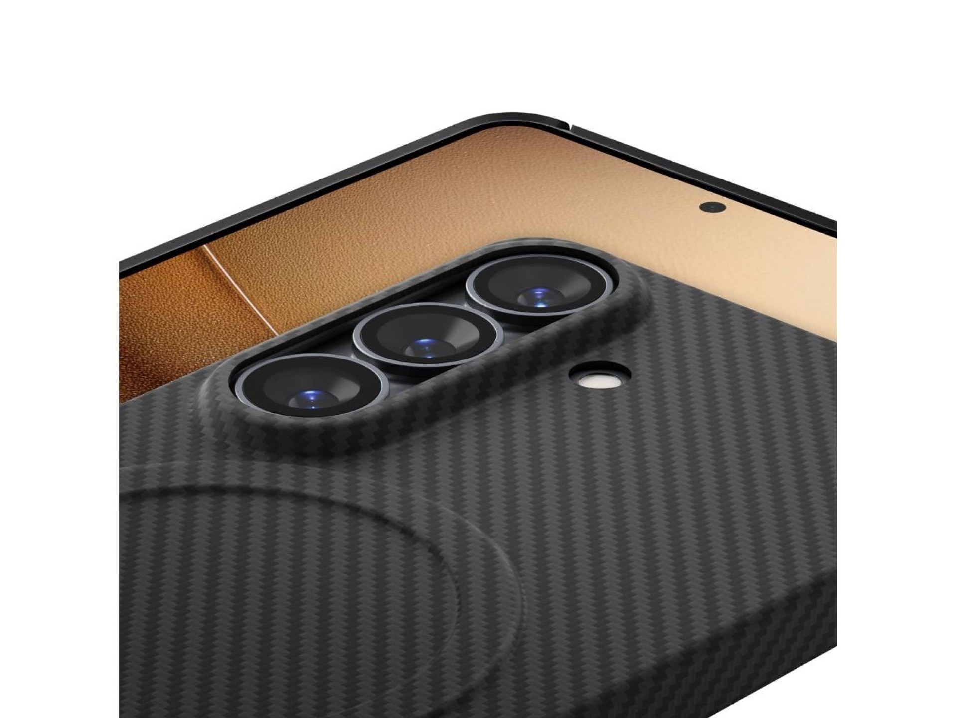 Capa Spigen AirSkin Aramid Mag MagSafe para Samsung Galaxy S26 - Preta