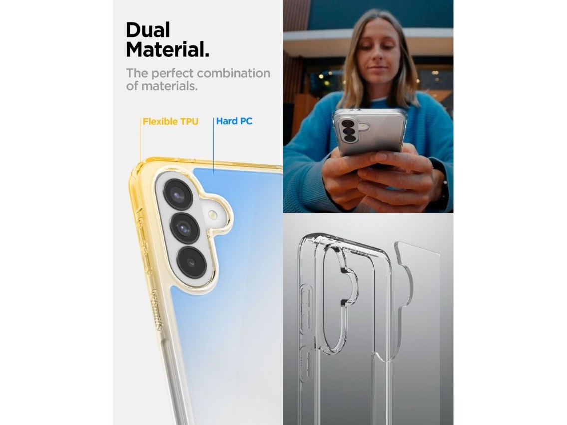 Funda Spigen Ultra Hybrid para Samsung Galaxy A37 5G - Transparente