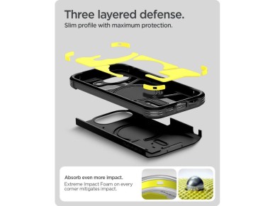 Spigen Tough Armor Mag MagSafe case for Google Pixel 10A - black Spigen Tough Armor Mag MagSafe case for Google Pixel 10A - black