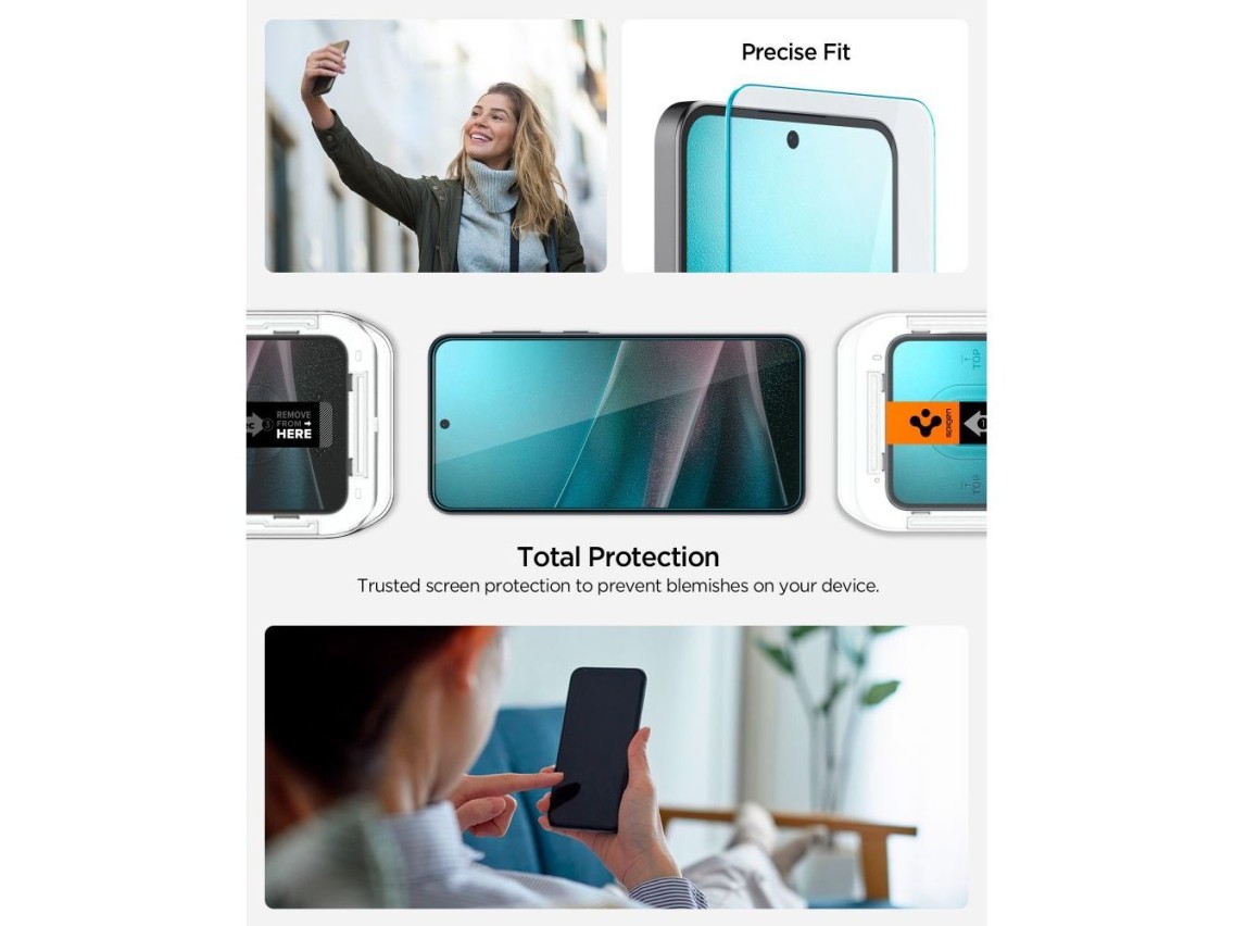 Protector de pantalla de vidrio templado Spigen Glas.tR EZ Fit para Samsung Galaxy A36 / A37 5G