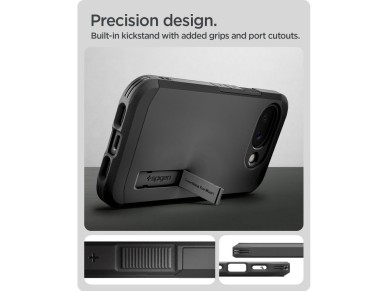 Spigen Tough Armor Mag MagSafe case for Google Pixel 10A - black Spigen Tough Armor Mag MagSafe case for Google Pixel 10A - black