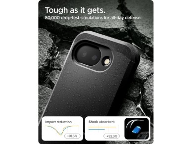 Spigen Tough Armor Mag MagSafe case for Google Pixel 10A - black Spigen Tough Armor Mag MagSafe case for Google Pixel 10A - black