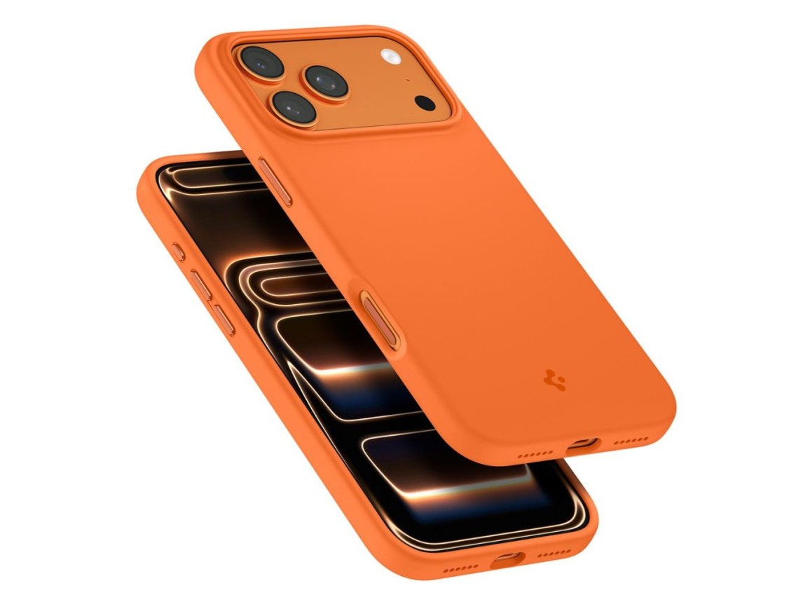 Spigen Silicone Fit Mag Case for iPhone 17 Pro - Orange