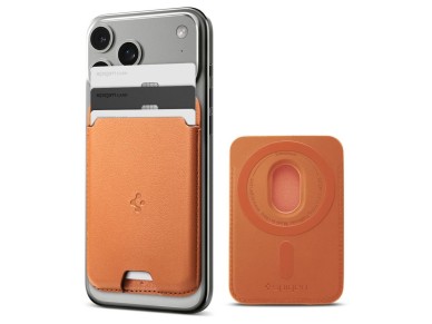 Carteira Magn�tica para Celular Spigen Valentinus MagSafe - Laranja