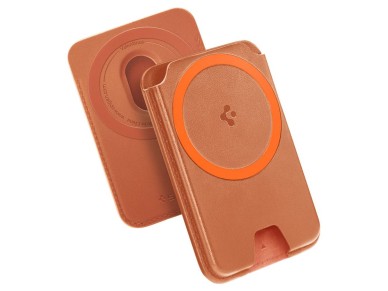 Carteira Magn�tica para Celular Spigen Valentinus MagFit+ MagSafe - Laranja