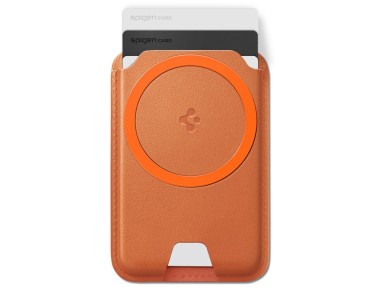 Carteira Magn�tica para Celular Spigen Valentinus MagFit+ MagSafe - Laranja