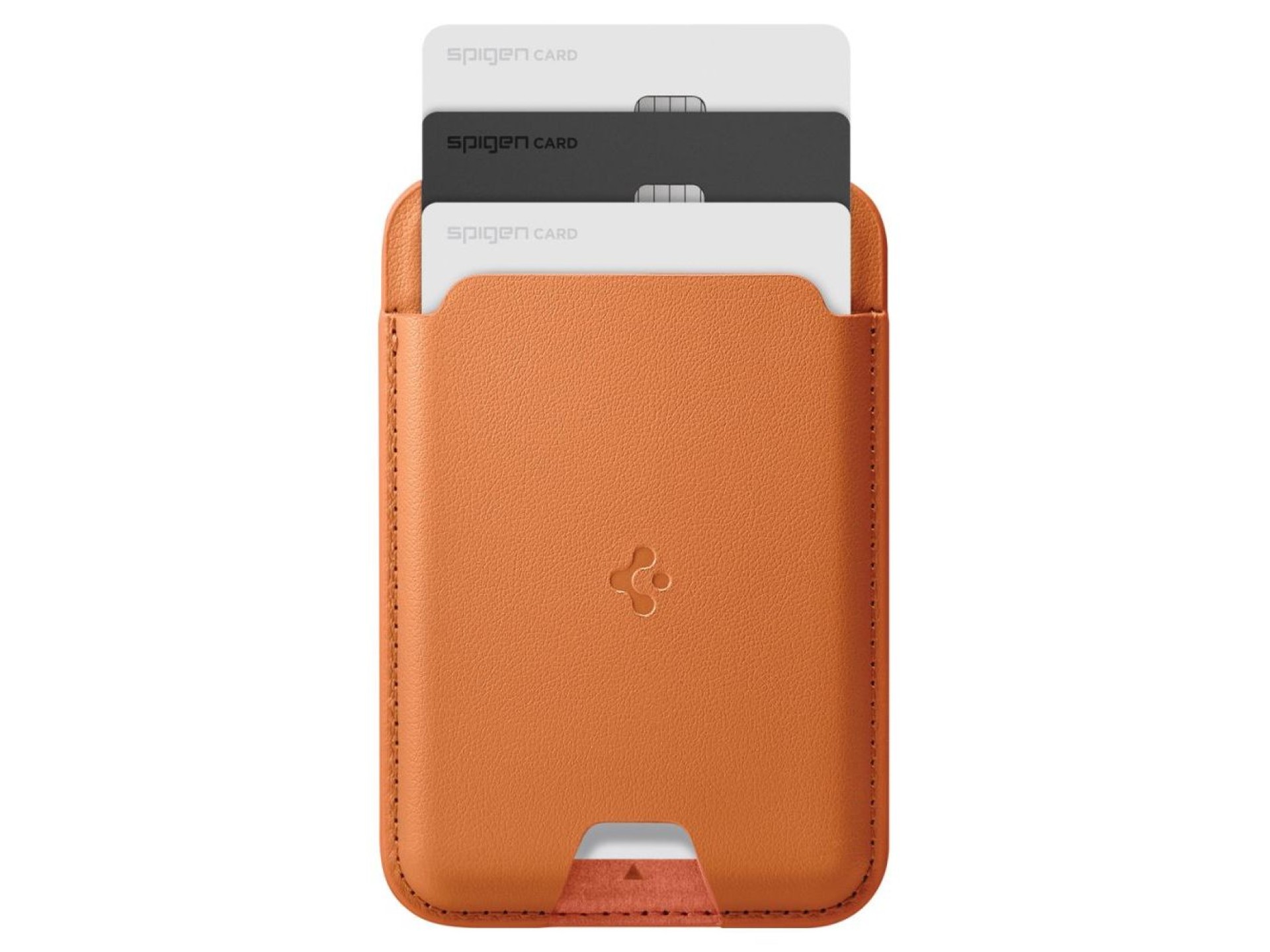 Cartera magnética para teléfono Spigen Valentinus MagSafe - Naranja