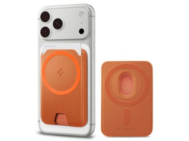 Carteira Magn�tica para Celular Spigen Valentinus MagFit+ MagSafe - Laranja