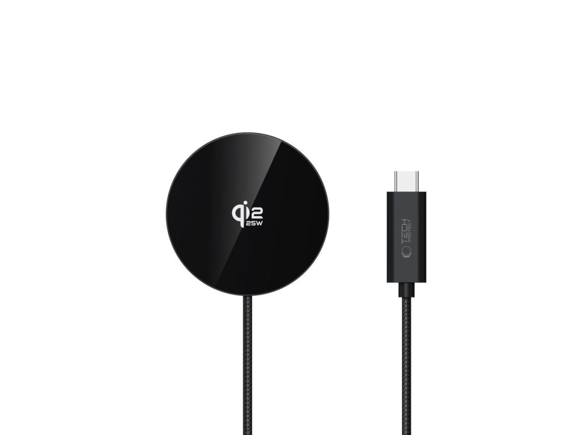 Tech-Protect A50 MagSafe 25W QI2.2 Wireless Charger - Black