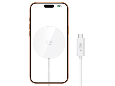 Tech-Protect A50 MagSafe 25W QI2.2 Wireless Charger - White Tech-Protect A50 MagSafe 25W QI2.2 Wireless Charger - White