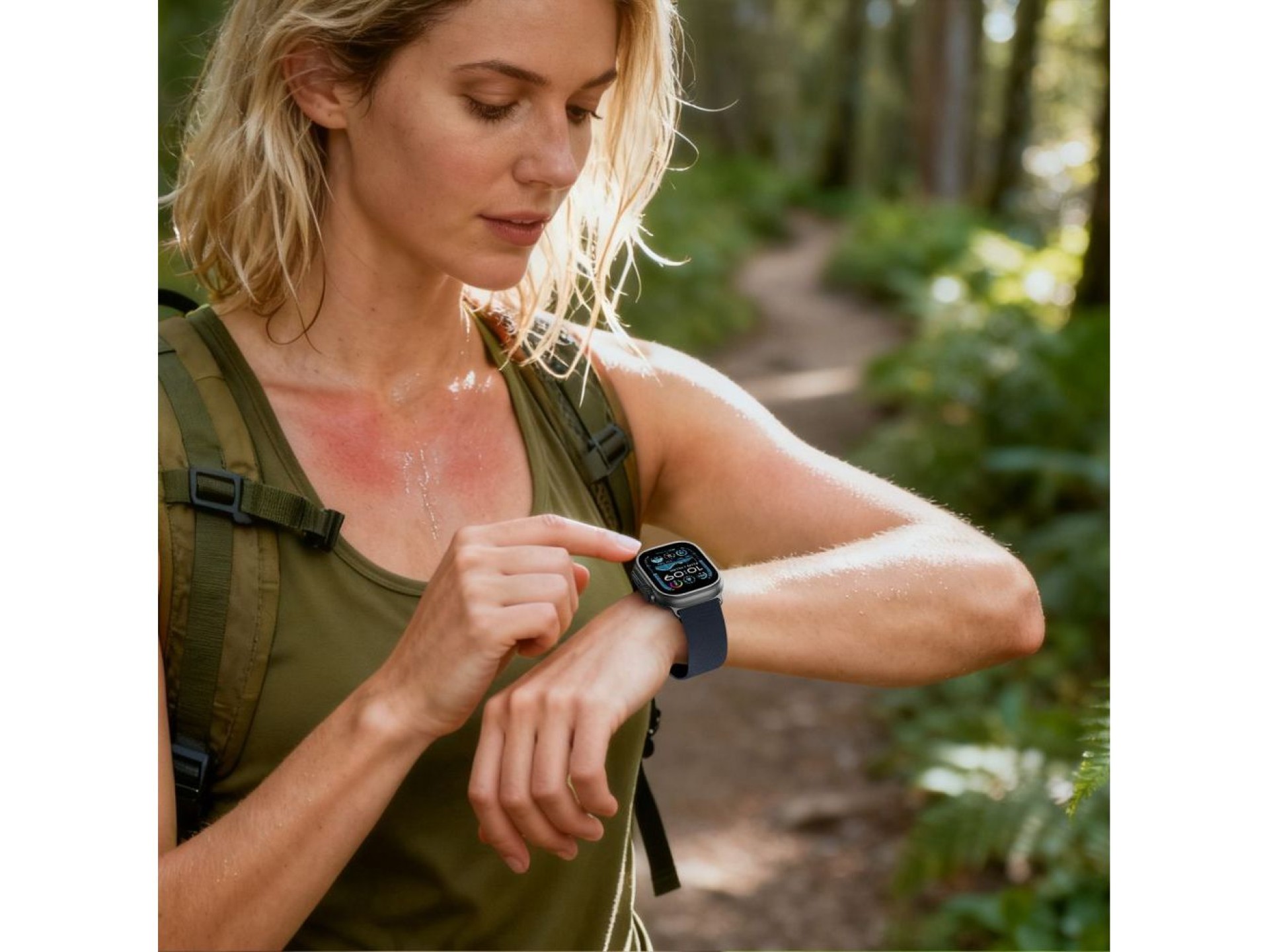 Tech-Protect Nylon Pro Strap for Apple Watch (44 / 45 / 46 / 49 mm) - Navy Blue