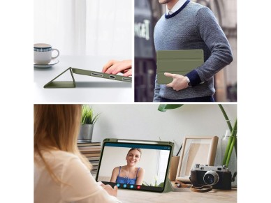 Capa Tech-Protect SmartCase Pen para Xiaomi Pad 11.2" - verde-oliva Capa Tech-Protect SmartCase Pen para Xiaomi Pad 11.2" - verde-oliva