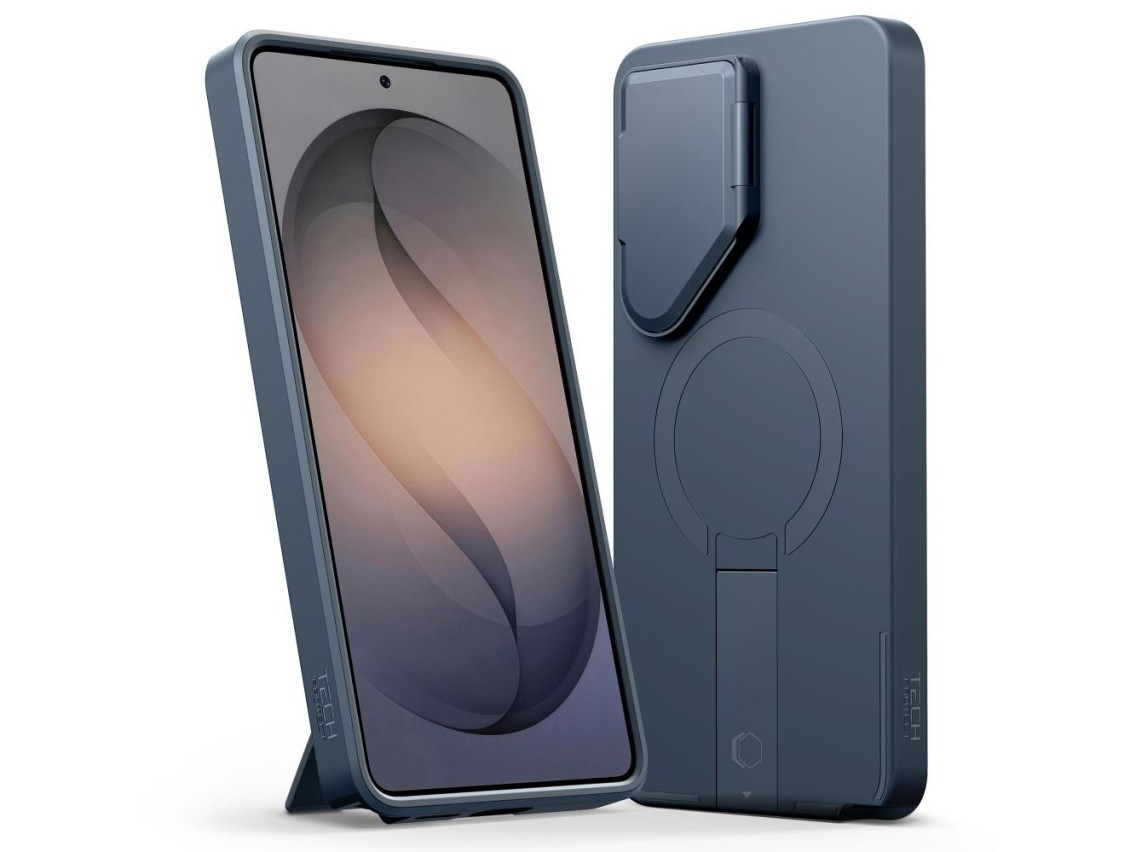 Tech-Protect Kevlar Aura MagSafe Case for Samsung Galaxy S26 Ultra - Navy Blue