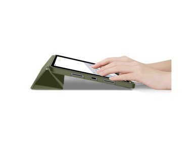 Capa Tech-Protect SmartCase Pen para Xiaomi Pad 11.2" - verde-oliva Capa Tech-Protect SmartCase Pen para Xiaomi Pad 11.2" - verde-oliva