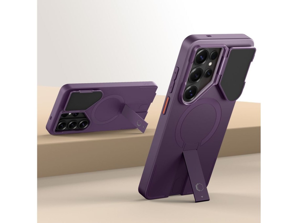 Capa Tech-Protect Kevlar Aura MagSafe para Samsung Galaxy S26 Ultra - Roxa
