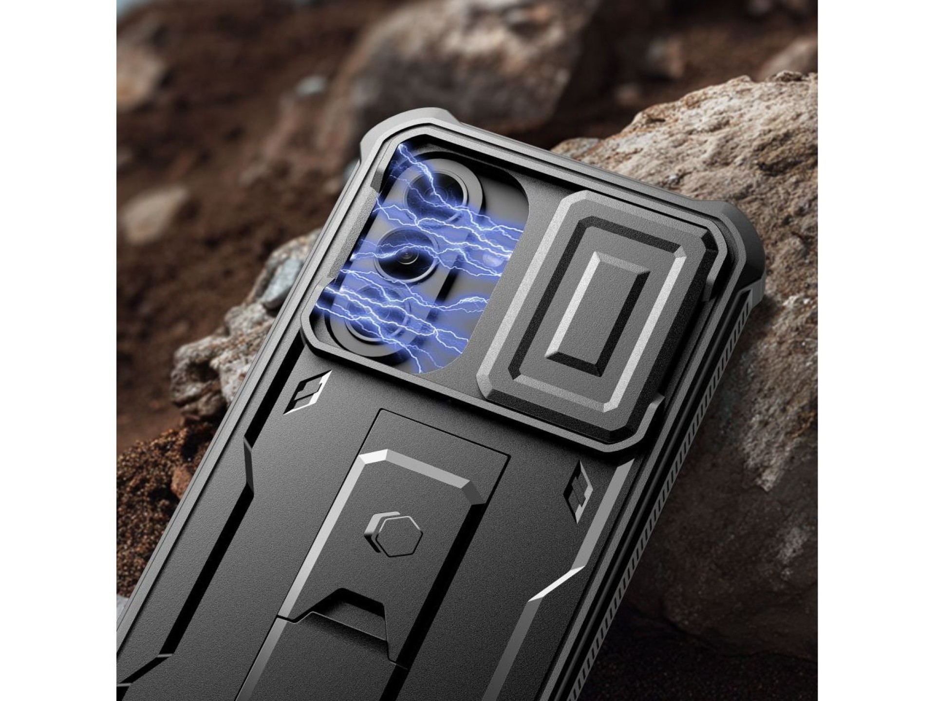 Tech-Protect Kevlar Cam+ 2-Set Case for Samsung Galaxy A36 / A37 5G - Black