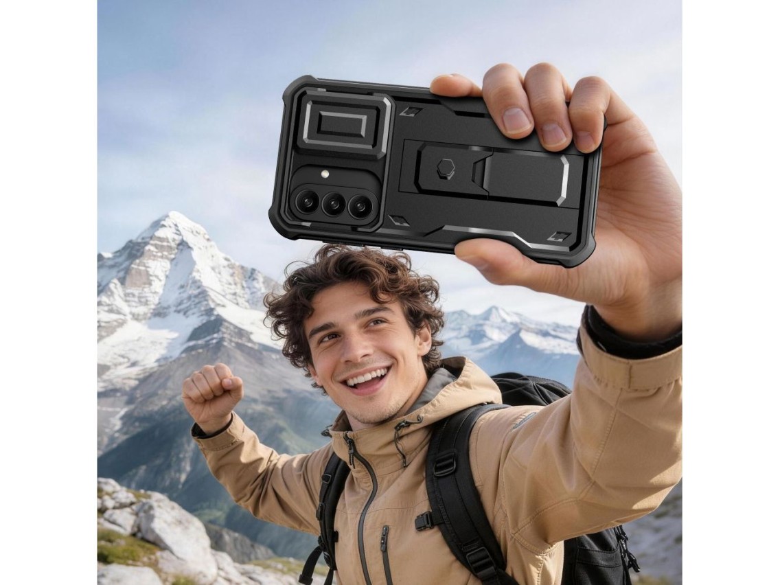 Tech-Protect Kevlar Cam+ 2-Set Case for Samsung Galaxy A36 / A37 5G - Black