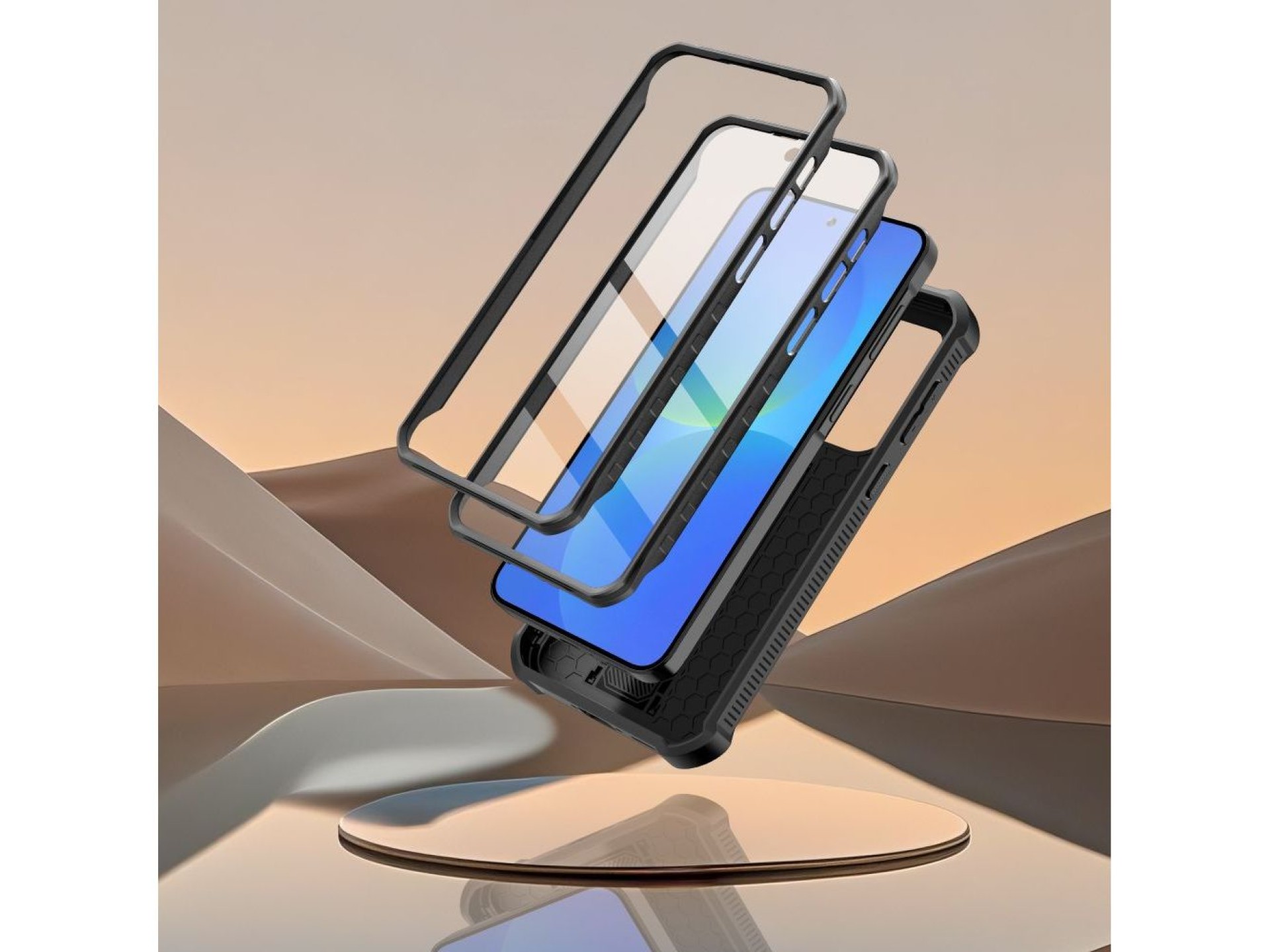 Tech-Protect Kevlar Cam+ 2-Set Case for Samsung Galaxy A36 / A37 5G - Black