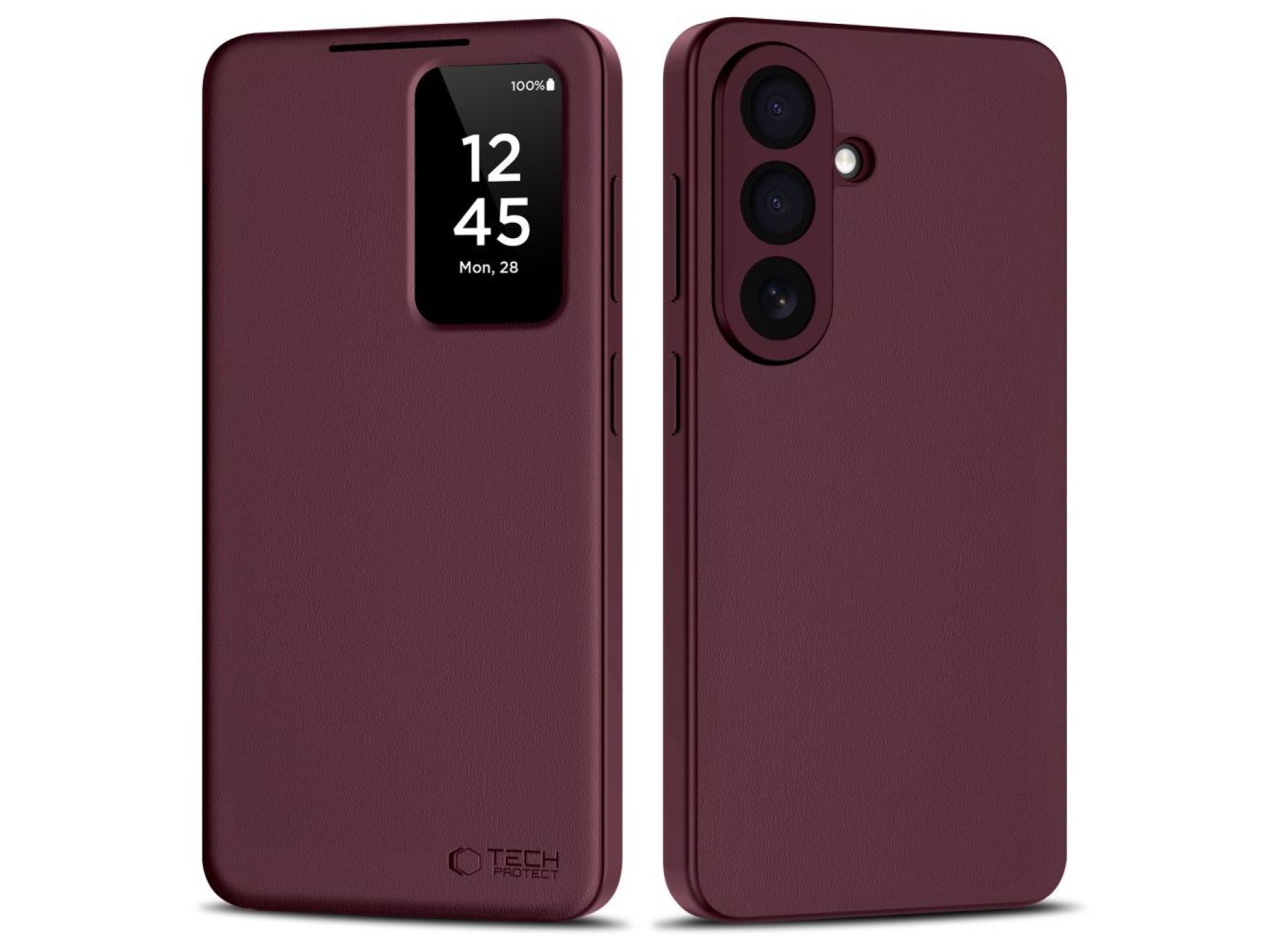 Tech-Protect Smart Wallet Case for Samsung Galaxy A57 5G - Burgundy