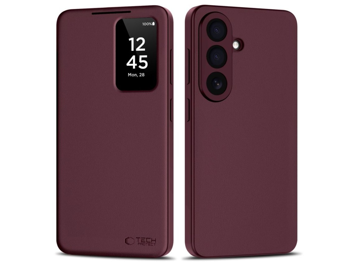 Tech-Protect Smart Wallet Case for Samsung Galaxy A57 5G - Burgundy