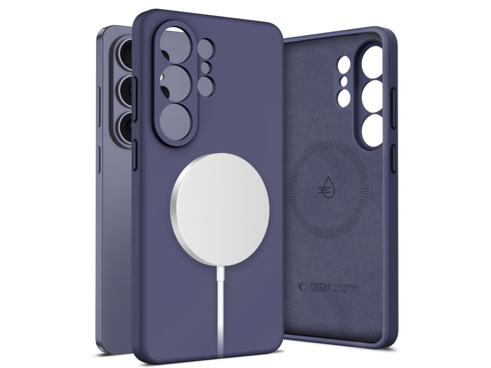 Tech-Protect Silicone MagSafe Case for Samsung Galaxy S26 Ultra - Purple
