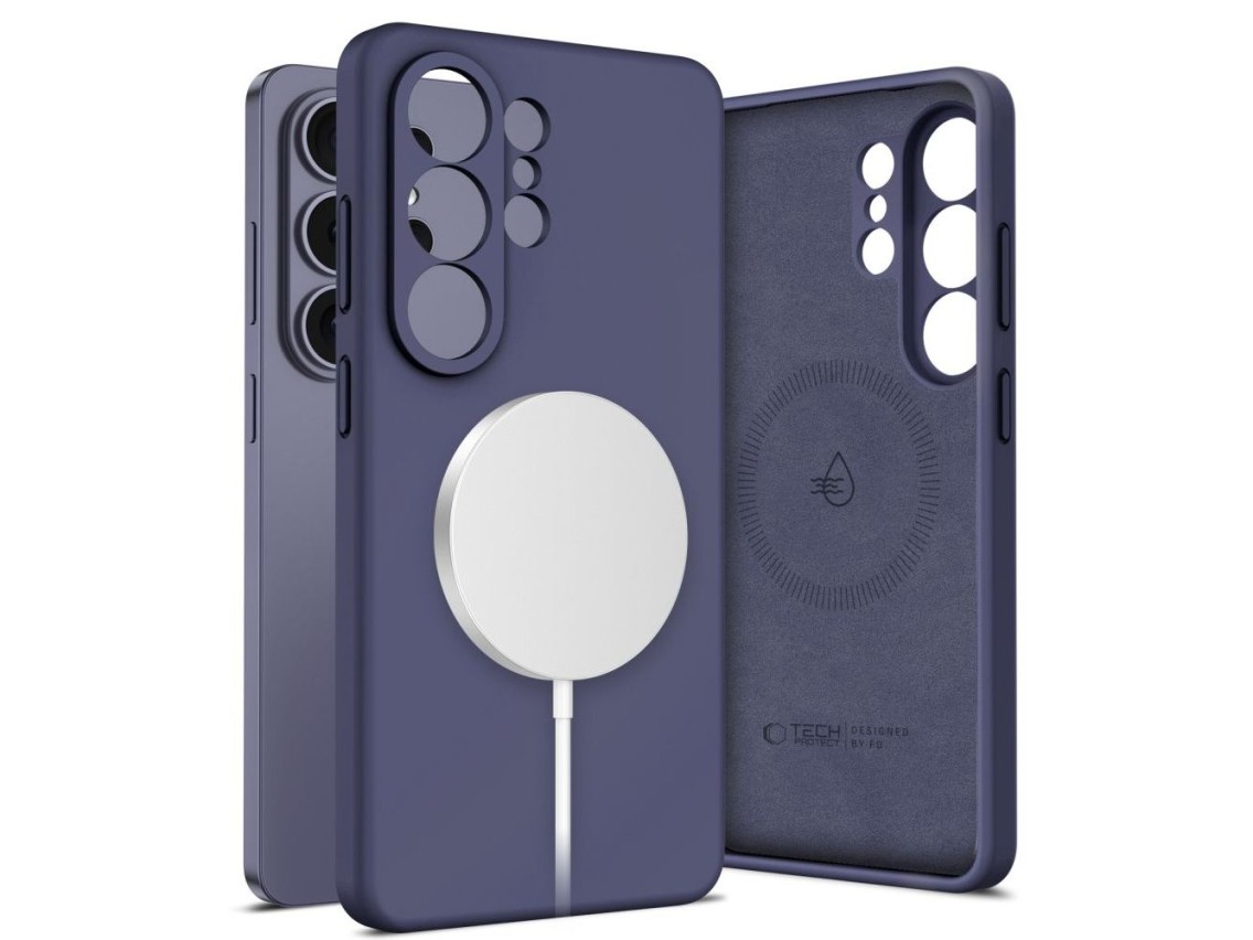 Tech-Protect Silicone MagSafe Case for Samsung Galaxy S26 Ultra - Purple