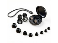 Tech-Protect QuietFit Silicone Earplugs with Acoustic Filter - Black