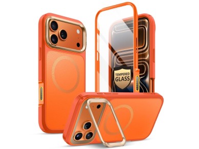 Supcase IBLSN Ares Flip MagSafe Case for iPhone 17 Pro Max - Orange Supcase IBLSN Ares Flip MagSafe Case for iPhone 17 Pro Max - Orange