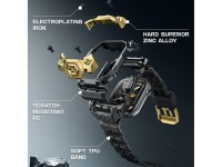 Capa Supcase Unicorn Beetle Ore para Apple Watch 10/11 (46 mm) - Preto e Dourado