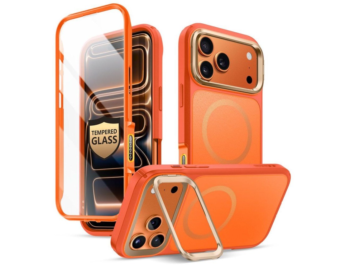 Supcase IBLSN Ares Flip MagSafe Case for iPhone 17 Pro Max - Orange