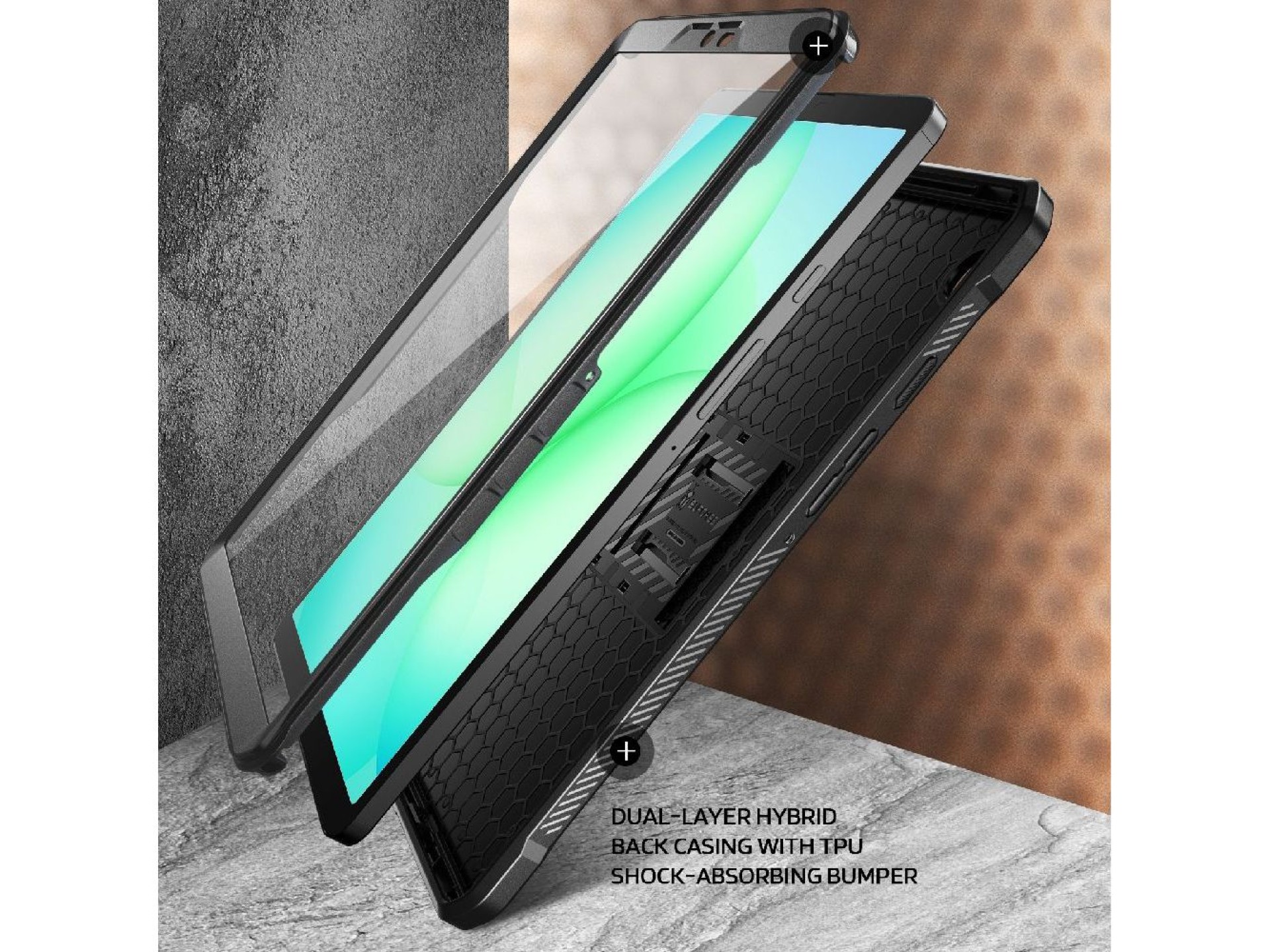 Capa Supcase Unicorn Beetle Pro para Samsung Galaxy Tab A11 - Preta