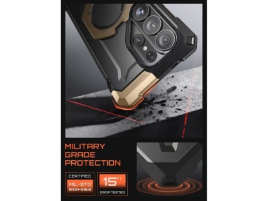 Capa Supcase UB Grip Mag MagSafe para Samsung Galaxy S26 Ultra - Preto e Marrom