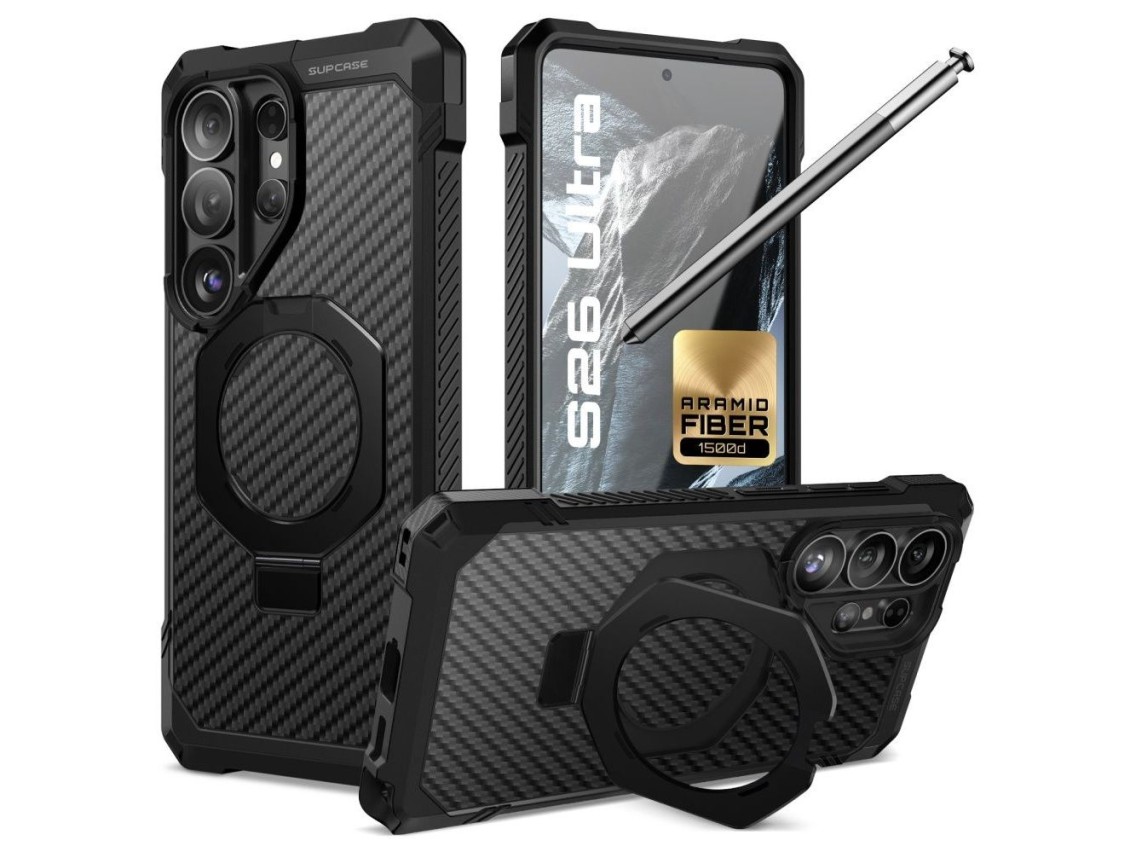 Funda Supcase UB Grip Mag MagSafe para Samsung Galaxy S26 Ultra - Negra