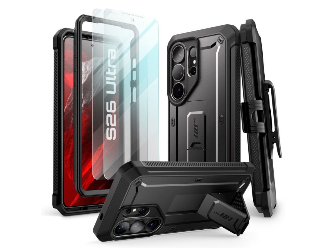 Funda Supcase Unicorn Beetle Pro (paquete de 2) para Samsung Galaxy S26 Ultra - Negra