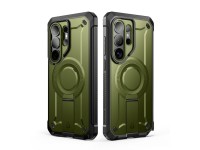 Funda Supcase Unicorn Beetle Pro Mag MagSafe de 2 piezas para Samsung Galaxy S26 Ultra - Verde y neg