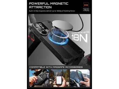 Funda Supcase Unicorn Beetle Pro Mag MagSafe (juego de 2) para Samsung Galaxy S26 Ultra - Negra Funda Supcase Unicorn Beetle Pro Mag MagSafe (juego de 2) para Samsung Galaxy S26 Ultra - Negra