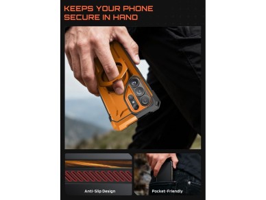 Supcase UB Grip Mag MagSafe Case for Samsung Galaxy S26 Ultra - Orange and Black Supcase UB Grip Mag MagSafe Case for Samsung Galaxy S26 Ultra - Orange and Black