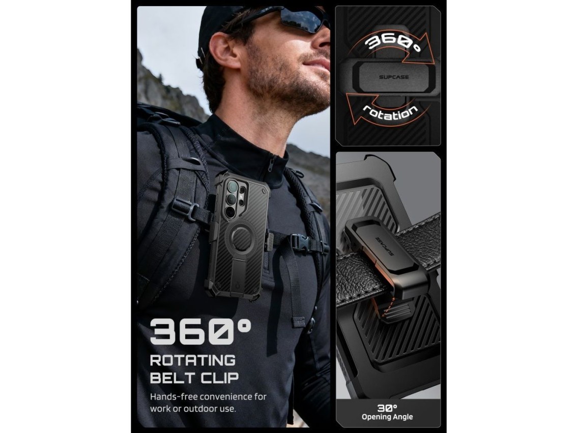 Supcase Unicorn Beetle Pro Mag MagSafe 2-Set Case for Samsung Galaxy S26 Ultra - Black
