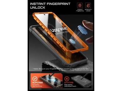 Supcase Unicorn Beetle Pro Mag MagSafe 2-set Case for Samsung Galaxy S26 Ultra - Black and Orange Supcase Unicorn Beetle Pro Mag MagSafe 2-set Case for Samsung Galaxy S26 Ultra - Black and Orange