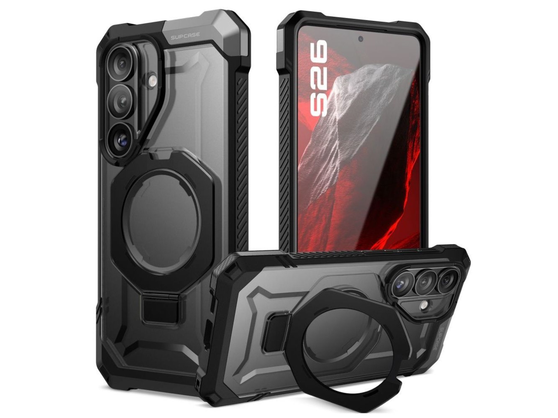 Funda Supcase UB Grip Mag MagSafe para Samsung Galaxy S26 - Negra