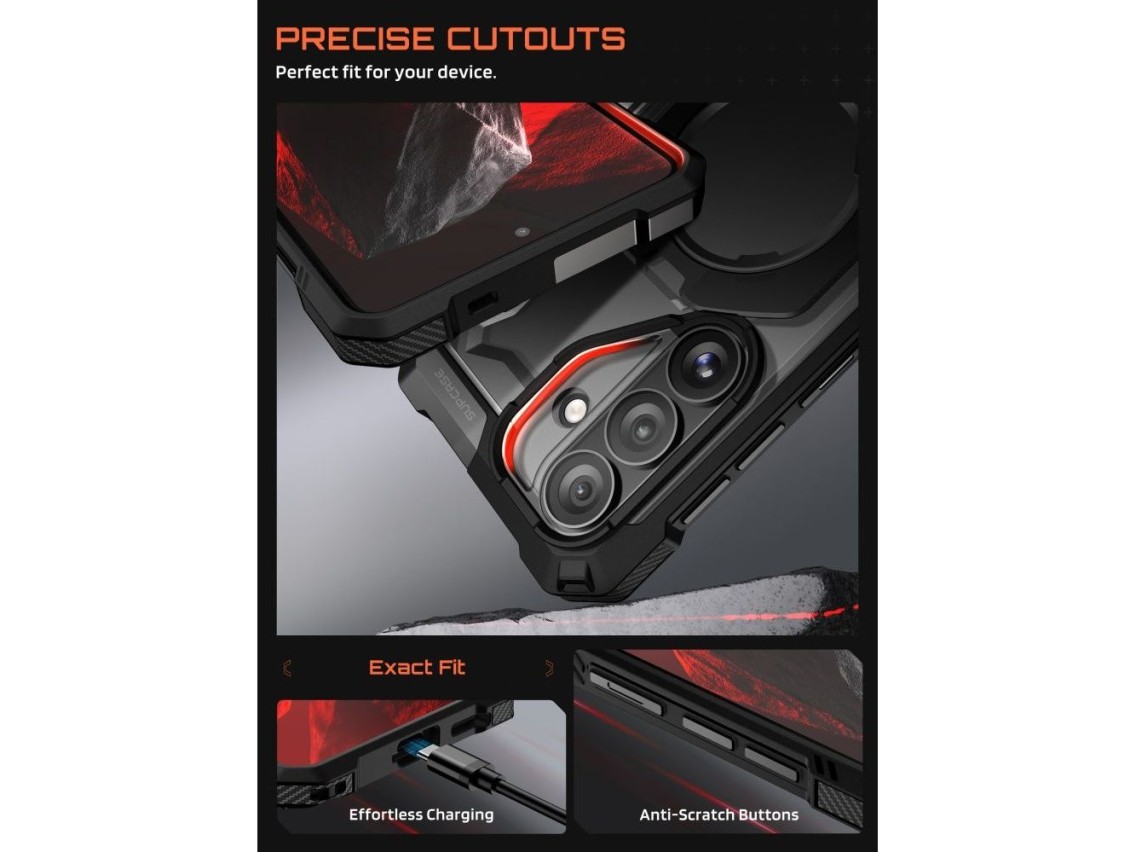 Funda Supcase UB Grip Mag MagSafe para Samsung Galaxy S26 - Negra